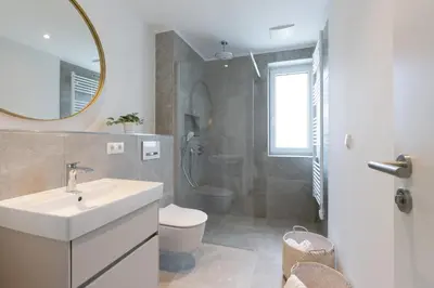 Ein Badezimmer in der Unterkunft Sturmfrei Suite 8