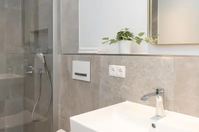 Ein Badezimmer in der Unterkunft Sturmfrei Suite 6