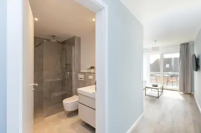 Ein Badezimmer in der Unterkunft Sturmfrei Suite 6