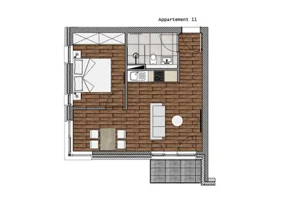 Grundriss der Unterkunft Sturmfrei Suite 7