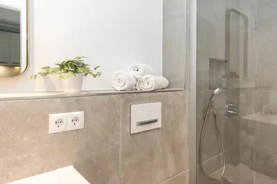 Ein Badezimmer in der Unterkunft Sturmfrei Studio 1