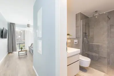 Ein Badezimmer in der Unterkunft Sturmfrei Suite 3