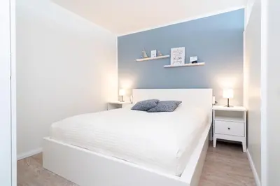 Ein Bett oder Betten in einem Zimmer der Unterkunft Panoramic App A10-5