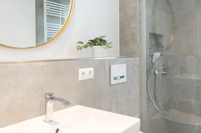 Ein Badezimmer in der Unterkunft Sturmfrei Suite 4