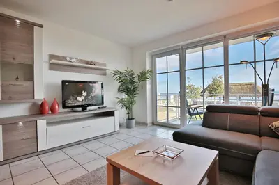 TV/Unterhaltungsangebot in der Unterkunft Stranddomizil Stranddomizil Appartement 7