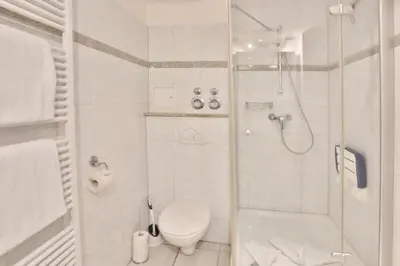 Ein Badezimmer in der Unterkunft Stranddomizil Stranddomizil Appartement 7