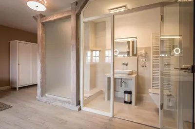 Ein Badezimmer in der Unterkunft Hotel Atlantic Travemünde