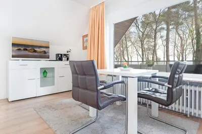 Küche/Küchenzeile in der Unterkunft Haus Eva Mar am Meer Appartement 4