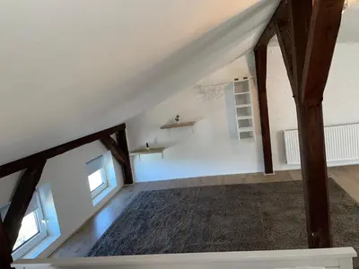 Ein Bett oder Betten in einem Zimmer der Unterkunft Ferienwohnung Hansezauber Lübeck