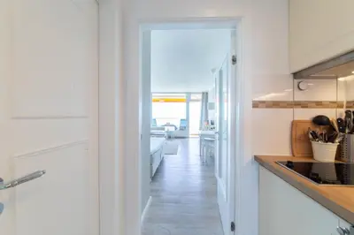 Küche/Küchenzeile in der Unterkunft Ferienwohnung Residenz App 149 - Timmendorfer Strand
