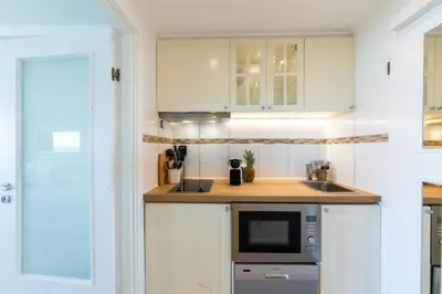 Küche/Küchenzeile in der Unterkunft Ferienwohnung Residenz App 149 - Timmendorfer Strand