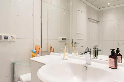 Ein Badezimmer in der Unterkunft Ferienwohnung Residenz App 149 - Timmendorfer Strand
