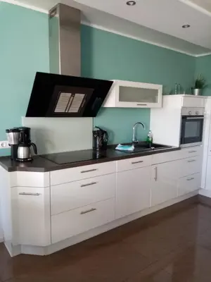 Küche/Küchenzeile in der Unterkunft Meerblick-Ferienwohnung - Haus A App 252