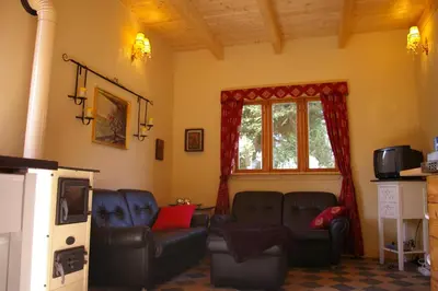Ein Sitzbereich in der Unterkunft Kaiserhof Goldenbek