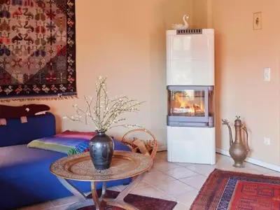 Küche/Küchenzeile in der Unterkunft Casa Mare Baltico Reethaus
