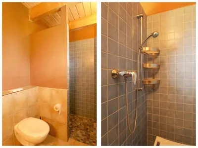 Ein Badezimmer in der Unterkunft Casa Mare Baltico Reethaus