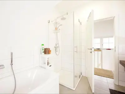 Ein Badezimmer in der Unterkunft Roter Milan