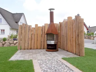 Das Gebäude in dem sich das Ferienhaus befindet