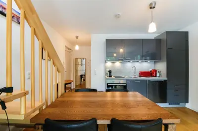 Küche/Küchenzeile in der Unterkunft Ferienwohnung Strandgefühl - Timmendorfer Strand