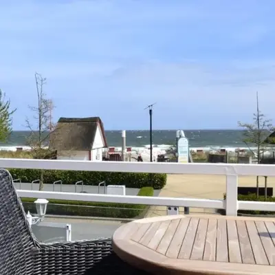 Maris Ferienwohnung Nr 48 OG mit Balkon und Meerblick