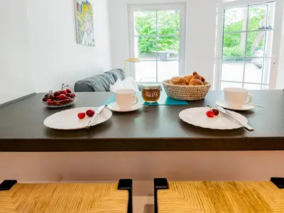 Essen in der Ferienwohnung oder in der Nähe