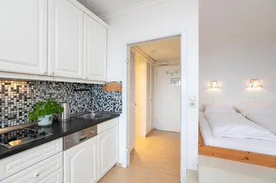 Küche/Küchenzeile in der Unterkunft Lieblingsnest im Plaza Hotel