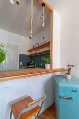 Küche/Küchenzeile in der Unterkunft City Apartment