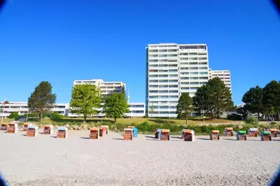 Ein Strand an oder in der Nähe der Ferienwohnung