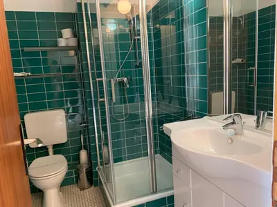 Ein Badezimmer in der Unterkunft Ostseeschwalbe am Fahrenkrog