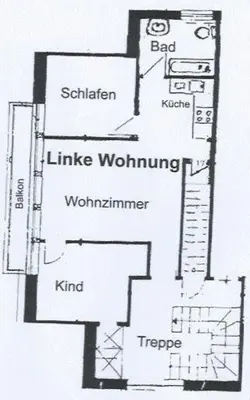 Grundriss der Unterkunft Gästehaus Annabel