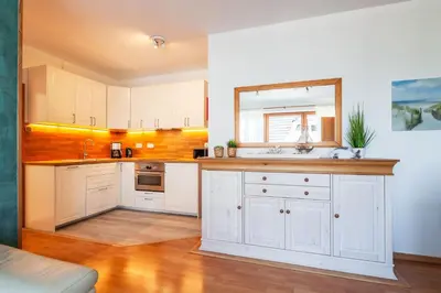 Küche/Küchenzeile in der Unterkunft Gästehaus Annabel