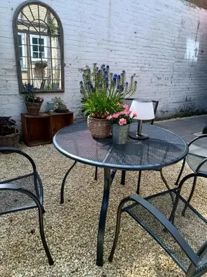 Ein Patio oder anderer Außenbereich in der Unterkunft De Böhn