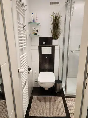 Ein Badezimmer in der Unterkunft Seeburg