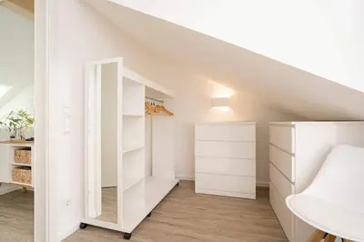 Ein Bett oder Betten in einem Zimmer der Unterkunft SEASIDE - Neubau mit Meeresblick
