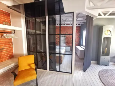 Ein Sitzbereich in der Unterkunft Tiny Loft Obj 37 2-4 Personen strandnah WLAN