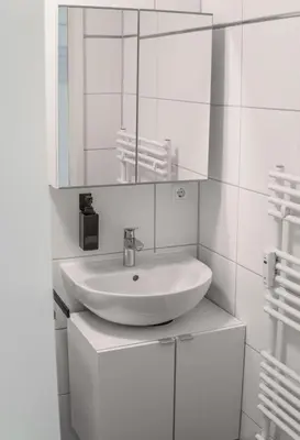 Ein Badezimmer in der Unterkunft Studio Apartment am Kurpark