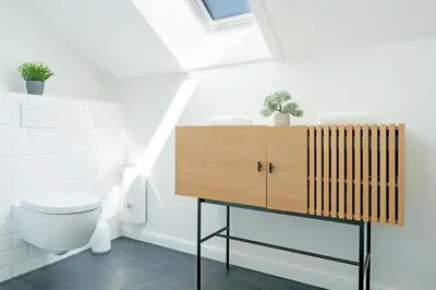 Ein Badezimmer in der Unterkunft Helsinki