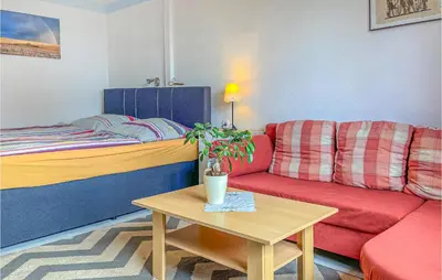 Ein Bett oder Betten in einem Zimmer der Unterkunft Gorgeous Apartment In Kalkhorst