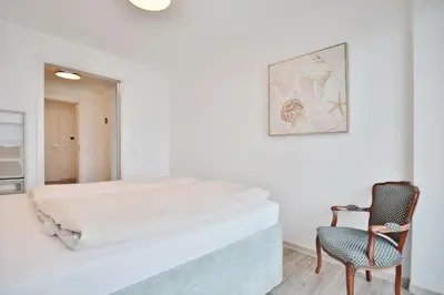 Ein Bett oder Betten in einem Zimmer der Unterkunft Haus Sommertraum Haus Sommertraum, Appartement 5 