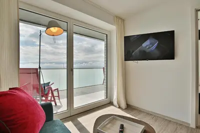 TV/Unterhaltungsangebot in der Unterkunft Haus Sommertraum Haus Sommertraum, Appartement 6 