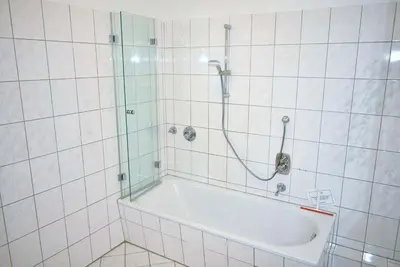 Ein Badezimmer in der Unterkunft Haus Heß Ferienwohnung Nr 07