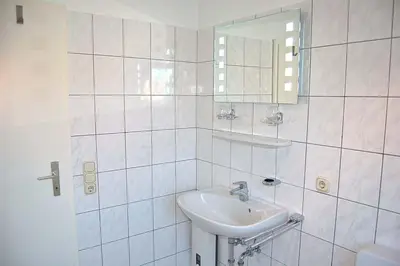 Ein Badezimmer in der Unterkunft Haus Heß Ferienwohnung Nr 12
