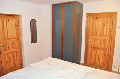 Ein Bett oder Betten in einem Zimmer der Unterkunft Villa Seestern Ferienwohnung Nr 01