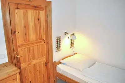 Ein Bett oder Betten in einem Zimmer der Unterkunft Villa Seestern Ferienwohnung Nr 01