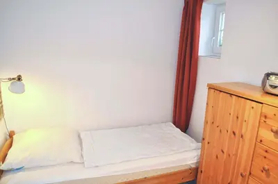 Ein Bett oder Betten in einem Zimmer der Unterkunft Villa Seestern Ferienwohnung Nr 01