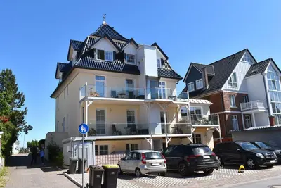 Das Gebäude in dem sich die Ferienwohnung befindet