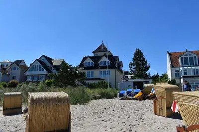 Ein Strand an oder in der Nähe der Ferienwohnung