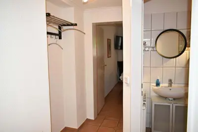 Ein Badezimmer in der Unterkunft Villa Seestern Ferienwohnung Nr 07