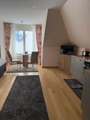 Küche/Küchenzeile in der Unterkunft Dünenhaus Zimmer