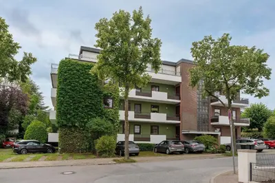 Das Gebäude in dem sich die Ferienwohnung befindet